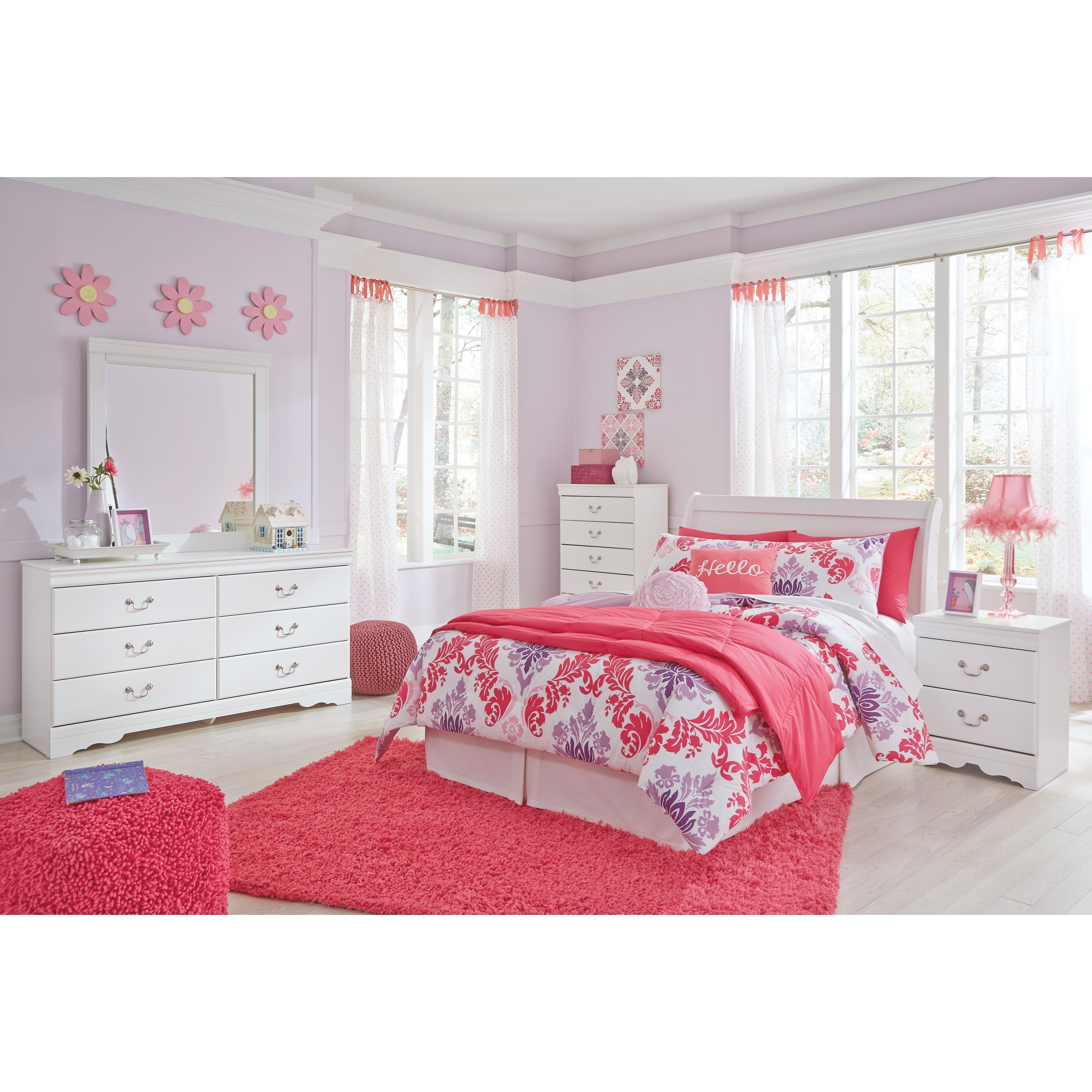 Ashley girls bedroom set clearance
